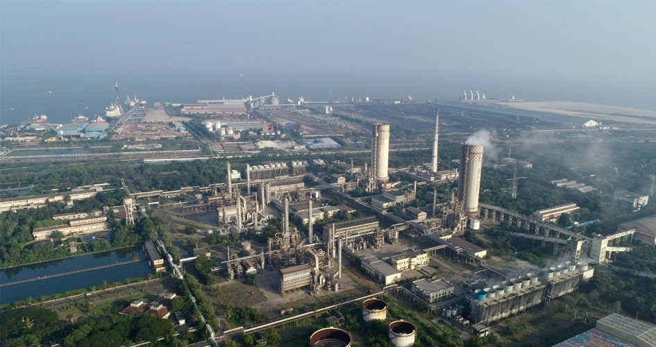 Ammonia production facility and port infrastructure in Kakinada on East coast of India