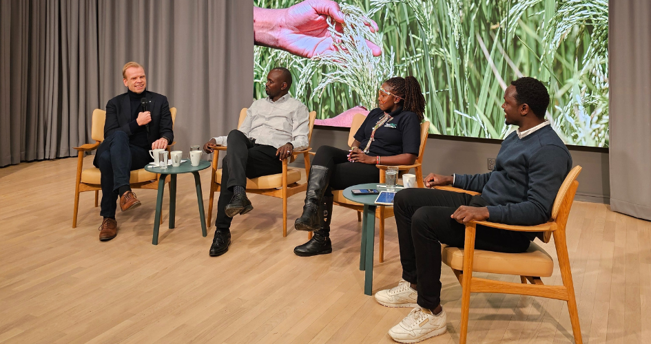 Yara Shujaaz and Svein Tore during live panel